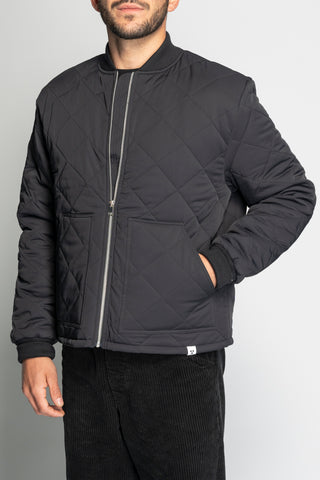 WOC BLACK QUILTED JACKET 