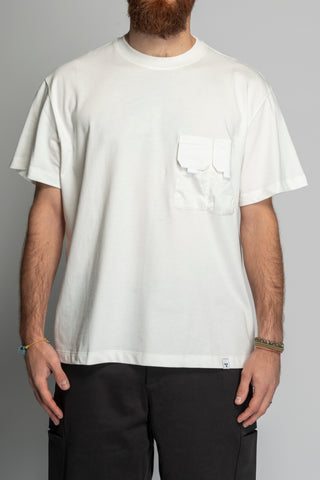 WHITE T-SHIRT WITH WOC POCKET