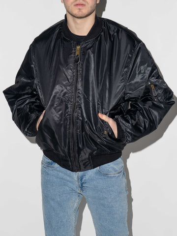 BOMBER VINTAGE NERO